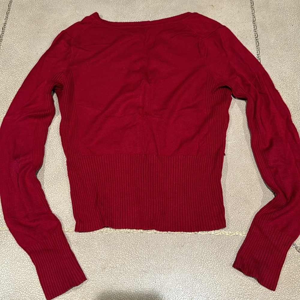 Express Red Cardigan - Picture 3 of 3